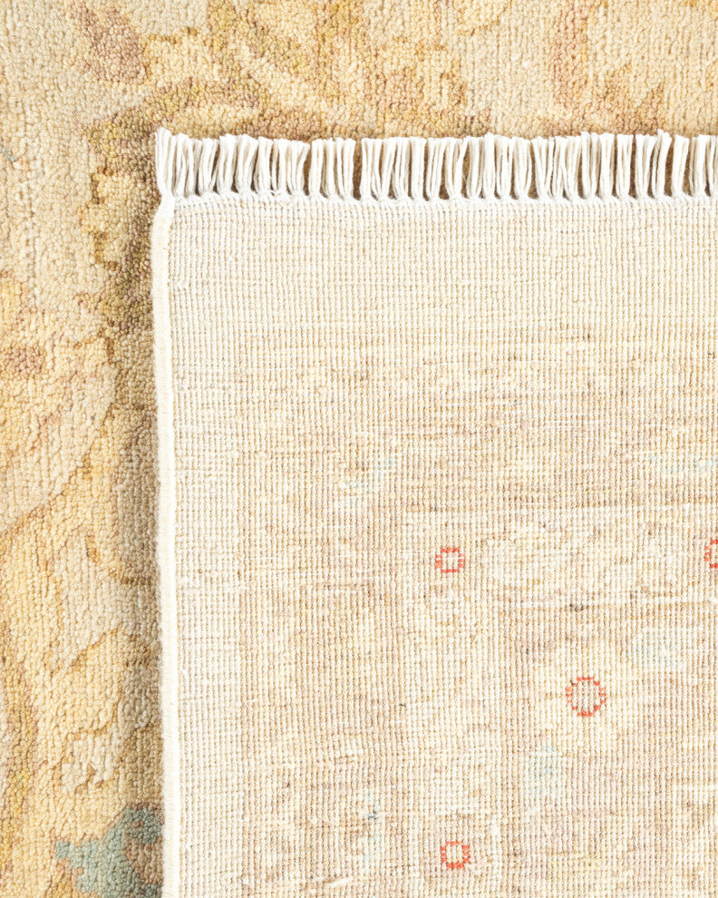 Eclectic, One-of-a-Kind Hand-Knotted Area Rug  - Ivory, 12' 1" x 17' 10"