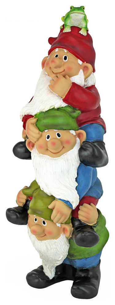 Tower of Three Gnomes and Frog Statue