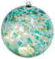 5.75" Battery Operated Turquoise Handblown Glass Sphere