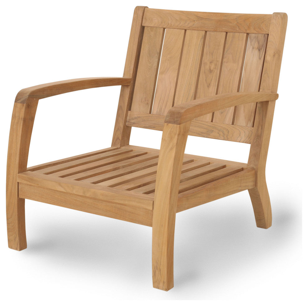 Somerset Deep Seating Club Chair, Natural