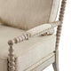 Armchair Accent Chair, Nailhead, Beige, Fabric, Modern, Lounge Cafe Hospitality