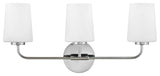 Lark 853453 Kline 3 Light 24"W Bathroom Vanity Light - Chrome