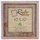 Chakota Signature Reclaimed Rustic Barn Wood Wall Photo Frame, 10"x10"