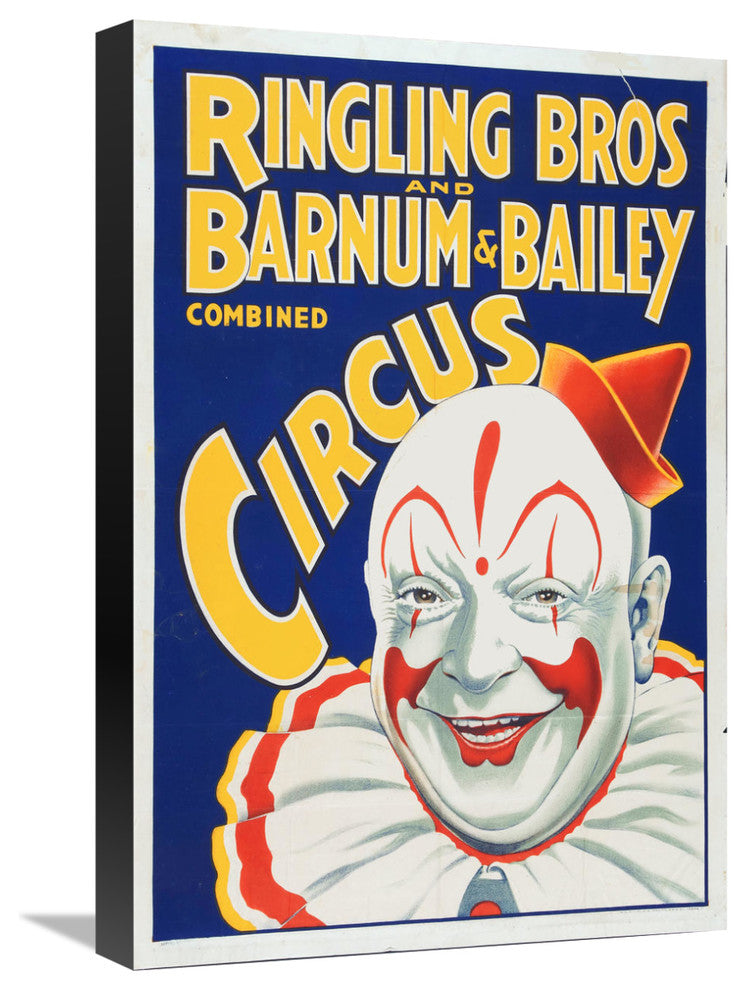 Circus Poster, Ringling Brothers And Barnum and Bailey, 1930S, 15x22