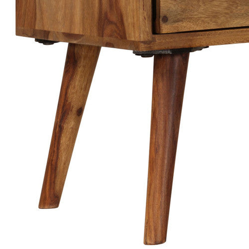 vidaXL TV Stand TV Unit Sideboard TV Console Media Cabinet Solid Sheesham Wood