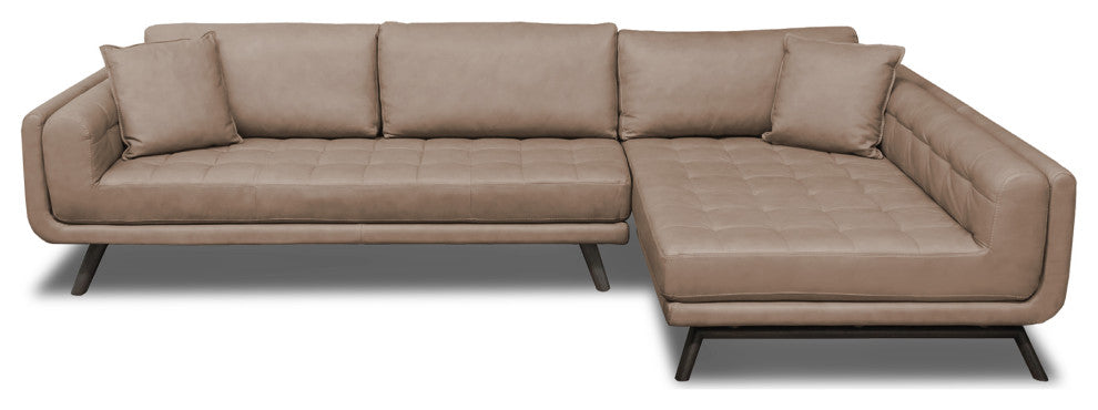 Nativa Interiors Brava Modular Sectional, Cinnamon, 2 Pieces