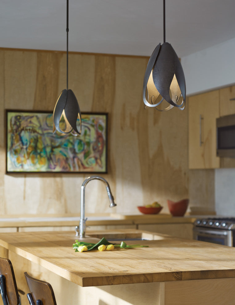 Pental Mini Pendant, Dark Smoke Finish