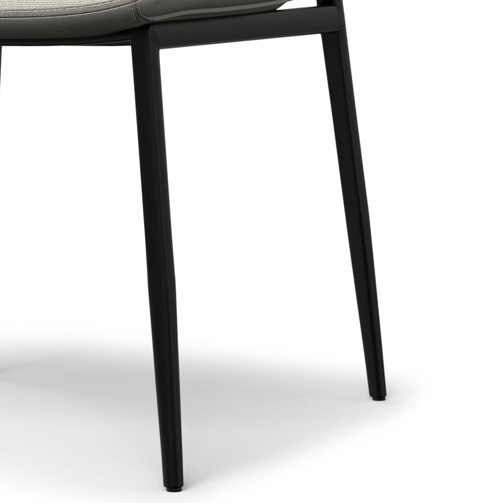 Savannah Dining Chair (Set of 2) in Natural Linen Look Fabric