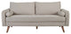 Revive Upholstered Fabric Sofa, Beige