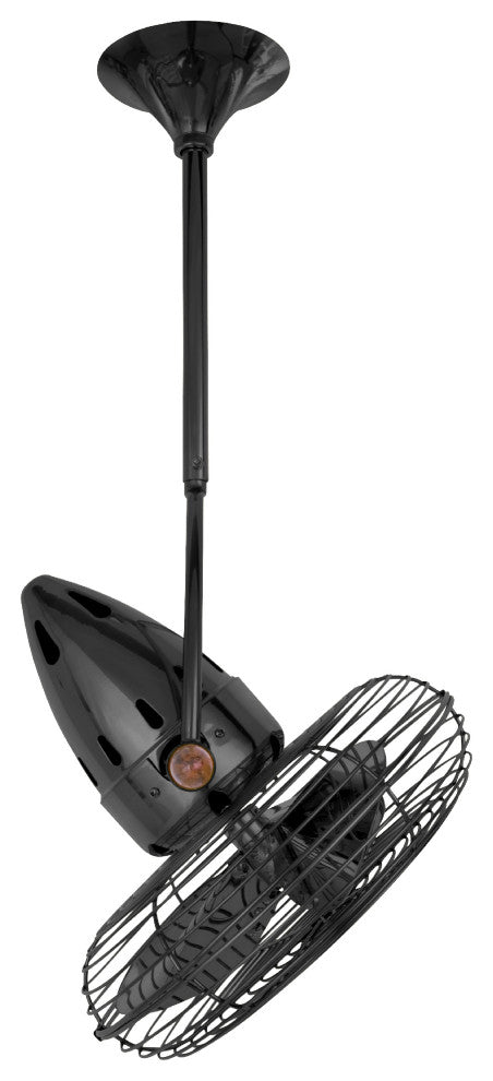 Jarold Direcional Directional Ceiling Fan, Black Nickel
