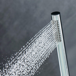 Circular Metal Handheld Shower Head, Chrome