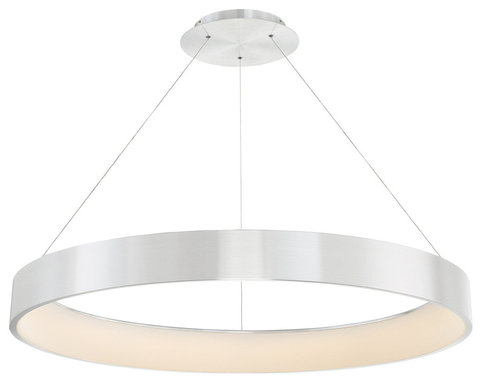 WAC Lighting Corso 43in LED Pendant in Brushed Aluminum