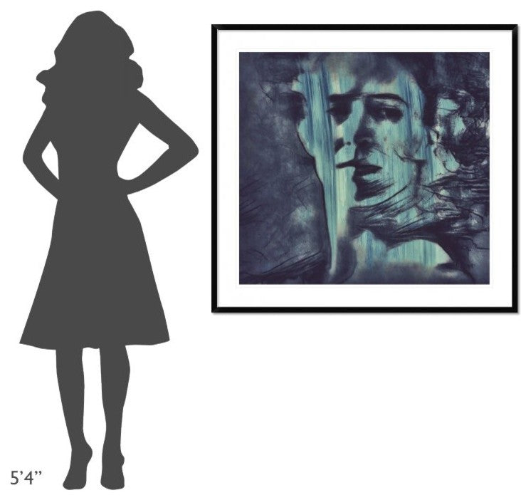 "Beginnings( Portrait )" Framed Digital Print by Dalibor Davidovic, 44x41"