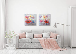 Wall Decor Painting A Beautiful Day with Flowers I