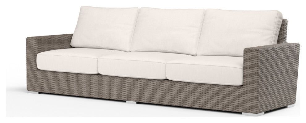 Coronado Plush Comfort Resin Wicker Outdoor Sofa
