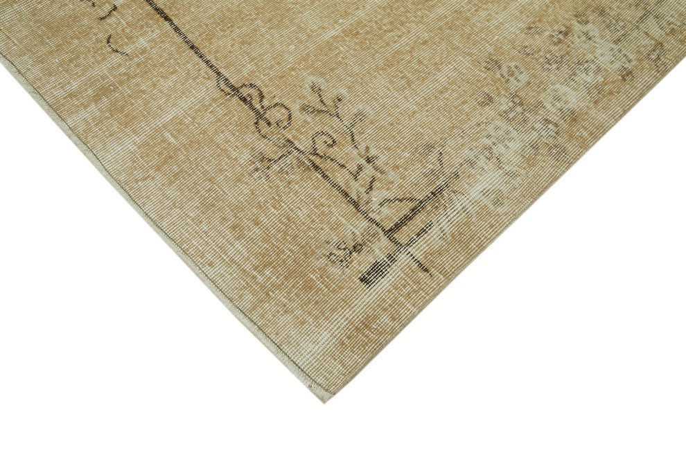 Rug N Carpet - Handmade Turkish 6' 9'' x 10' 0'' Low Pile  Wool Area Rug