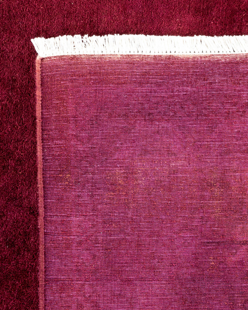 Fine Vibrance, One-of-a-Kind Handmade Area Rug Purple, 15'1"x12'3"