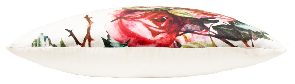 Linum Home Textiles Victoria Decorative Pillow Cover, Red Multi, Lumbar