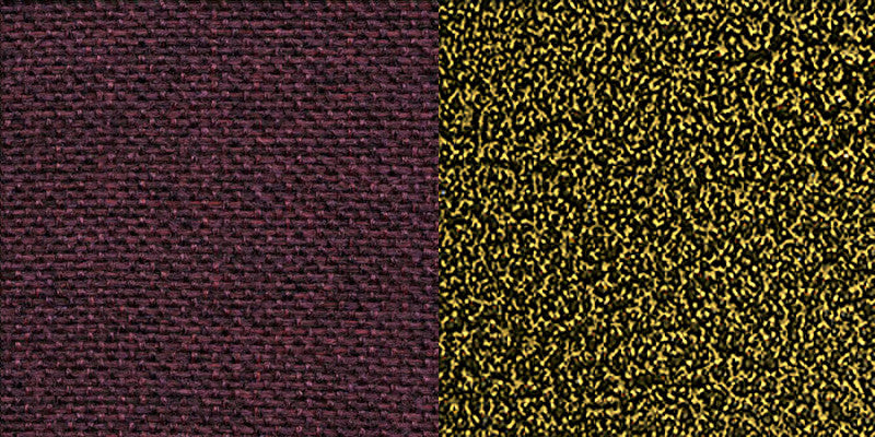 HERCULES 21'W Church Chair, Plum Fabric, Cup Book Rack, Gold Vein Frame