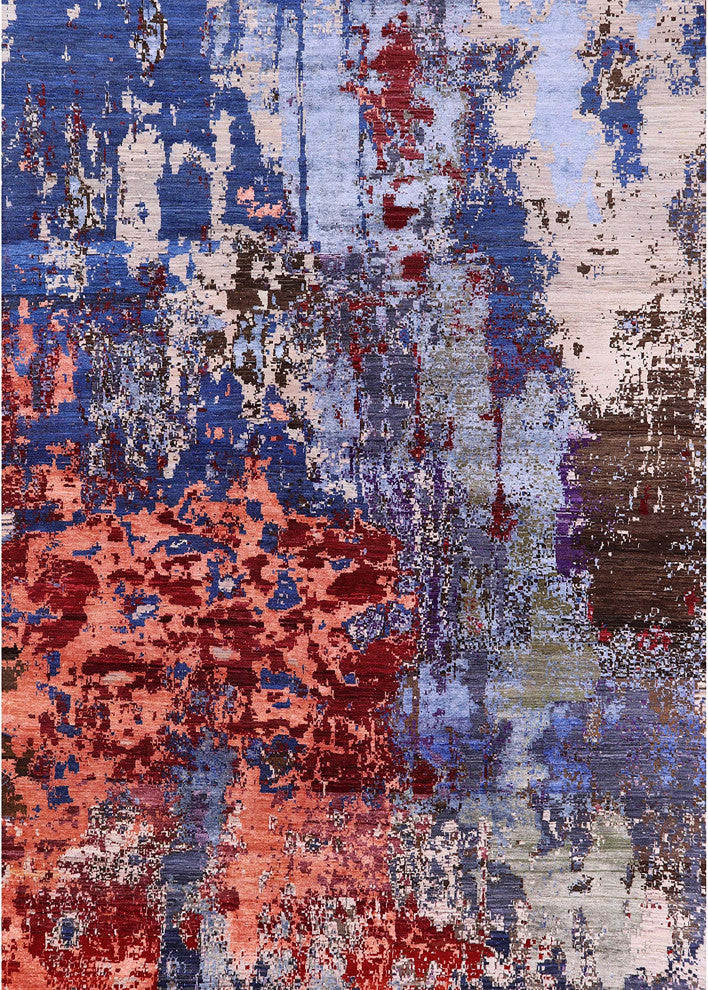 Ahgly Company Indoor Rectangle Mid-Century Modern Area Rugs, 2' x 4'