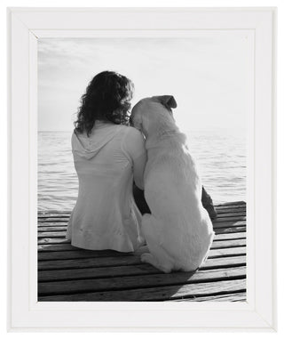 Kieva Solid Wood Picture Frame Set, Black 4x6, White, 8x10