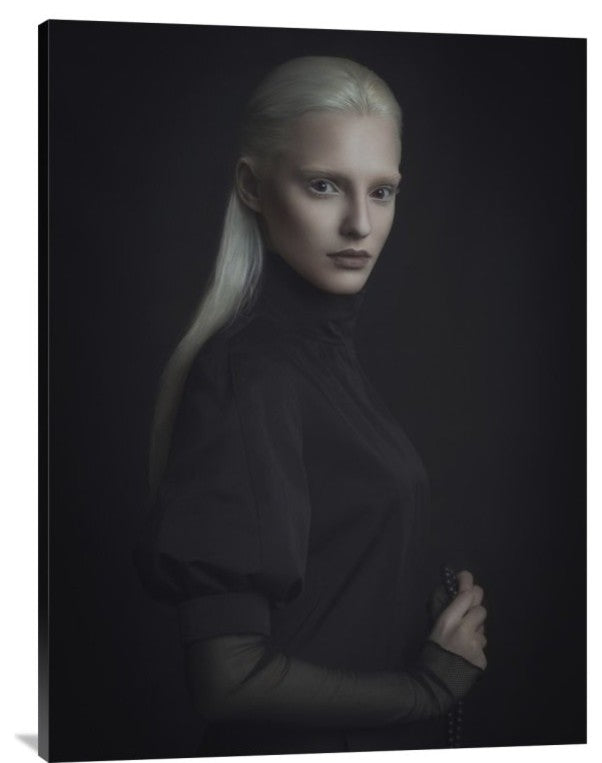 "Pale Portrait" Stretched Canvas Giclee by Yuri Shevchenko, 30x40"