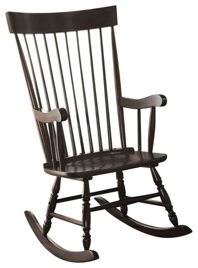 Wooden Rocking Chair, Black