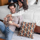 Plutus Multi-Color Lights Diamond Luxury Throw Pillow, 20"x26"