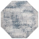 Unique Loom Sarah Finsbury Rug, Blue, 7'10"x7'10" Octagon