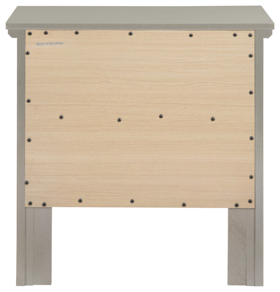 Primo Nightstand, Silver Champagne
