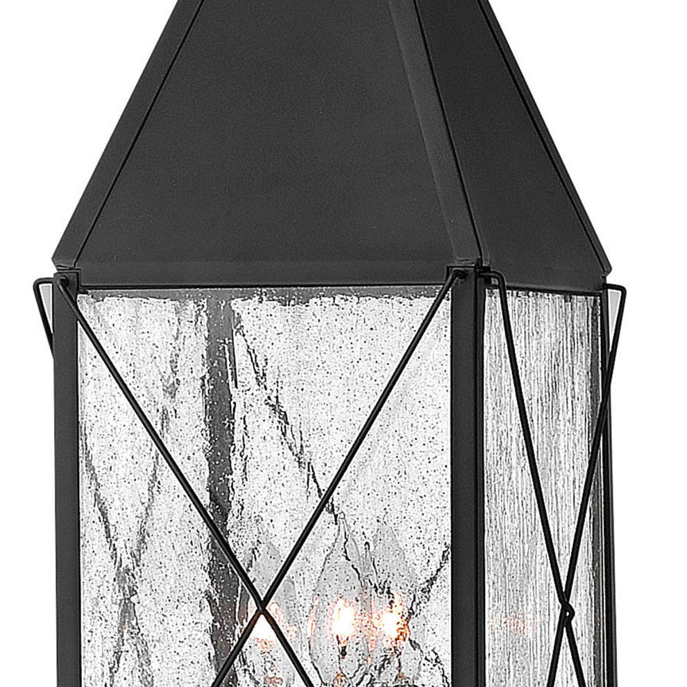 Hinkley York Large Post Top Or Pier Mount Lantern, Black