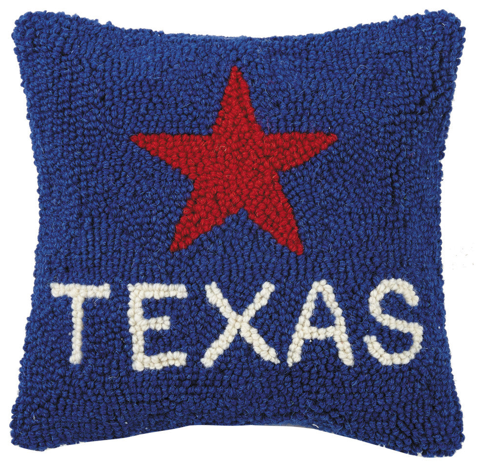 Texas Star Hook Pillow