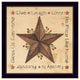"Live, Laugh, Love - Barn Star" By Linda Spivey, Printed Wall Art, Black Frame