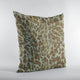 Safari Cheetah Embroidery Luxury Throw Pillow, Double sided 26"x26"
