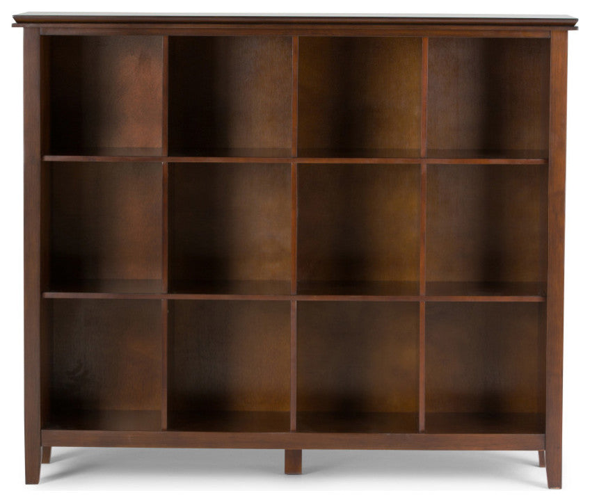 Artisan SOLID WOOD 12 Cube Storage, Russet Brown