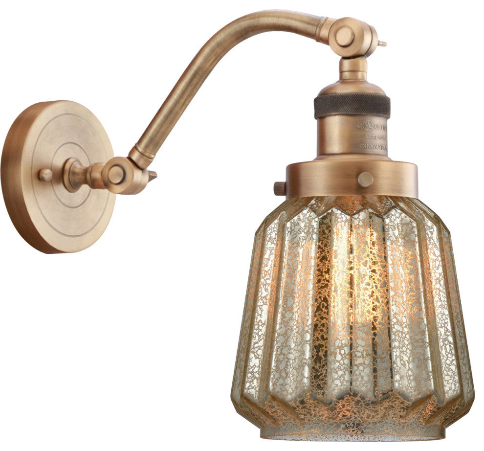 INNOVATIONS LIGHTING 515-1W-BB-G146 Chatham 1 Light Sconce