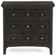 Magnussen Westley Falls 3 Drawer Nightstand in Relaxed Graphite