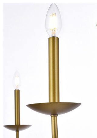 Chloe 30" Pendant, Brass