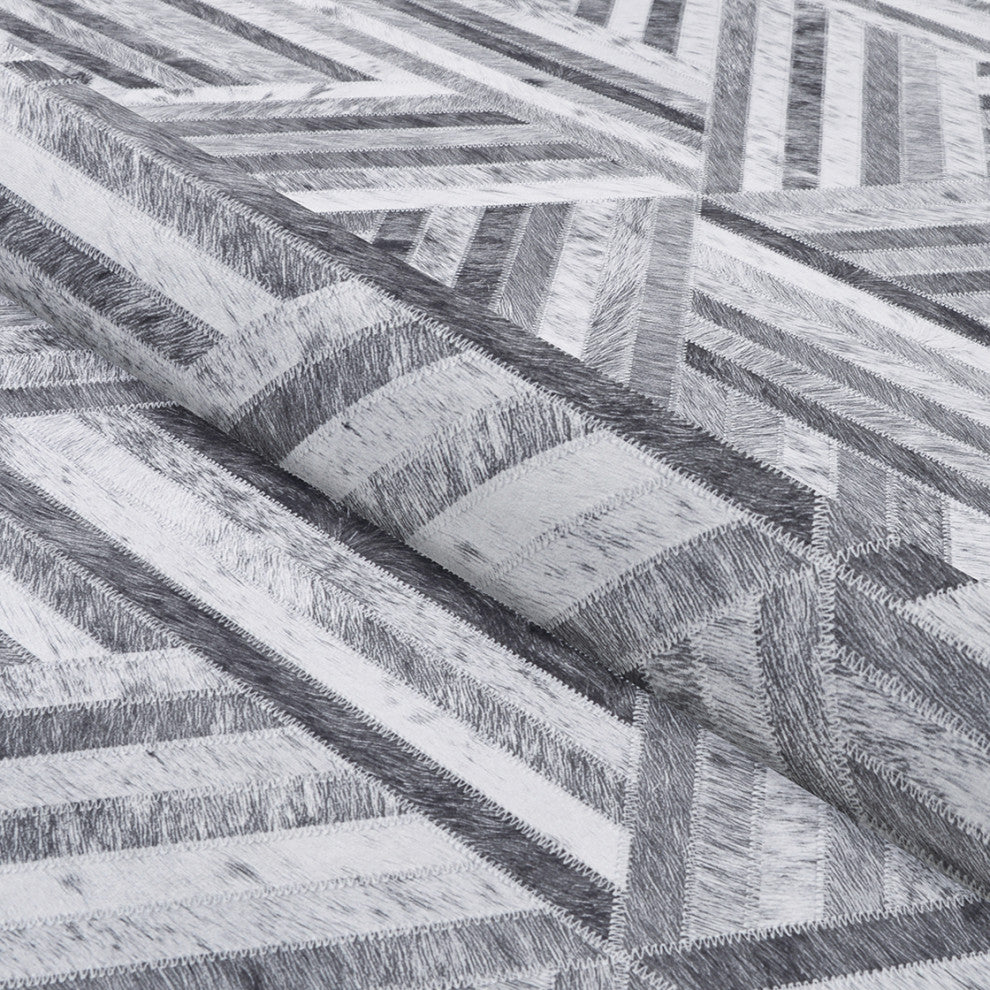 Couristan Prairie Archetype Area Rug, Grey-Black, 7'6" X 10'
