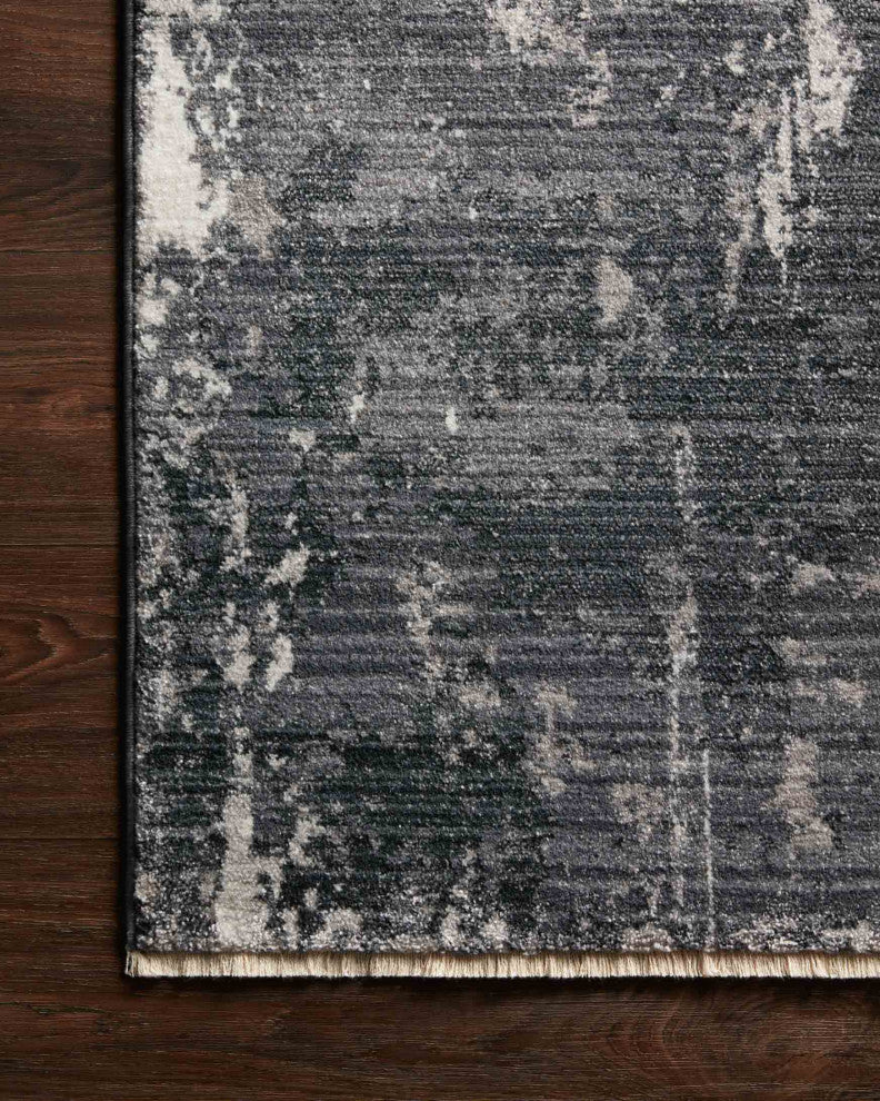 Samra SAM-06 Charcoal/Silver 9'6"x13'1" Area Rug
