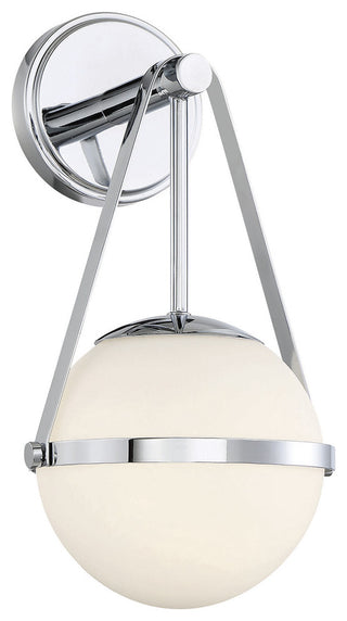 Polson 1-Light Wall Sconce, Polished Chrome