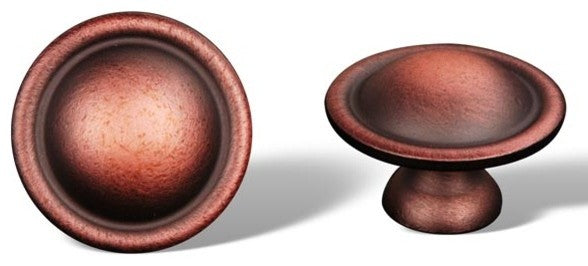 Distressed Copper RKI Smooth Dome Knob, RKICK9304DC