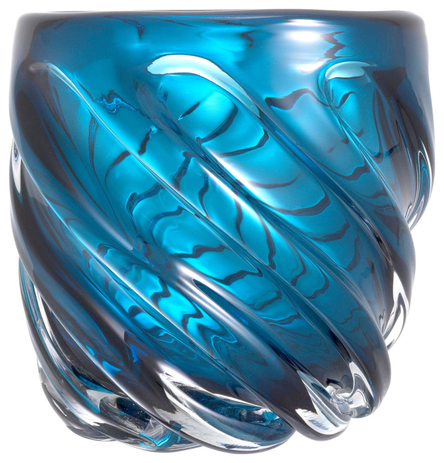 Blue Handblown Glass Vase | Eichholtz Angelito S