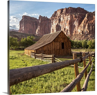 "Gifford Homestead at Capitol Reef National Park" Wrapped Canvas Art Print, 2...