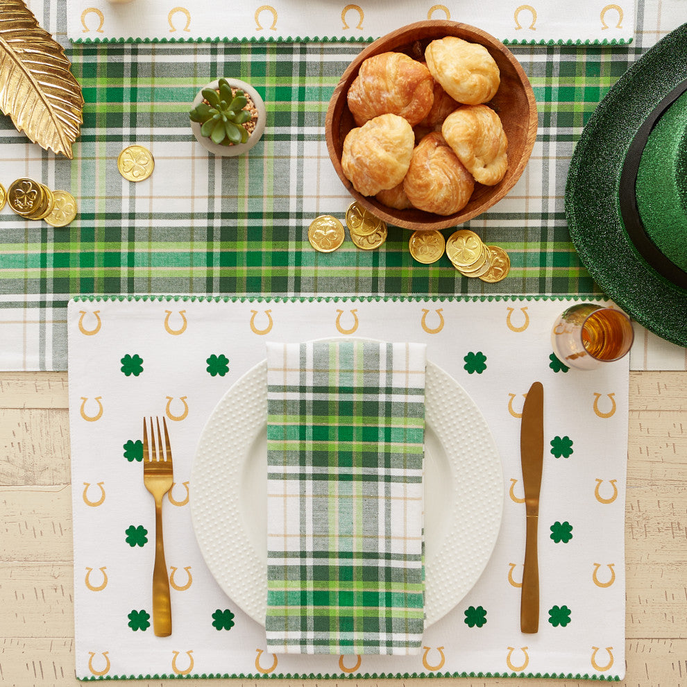 St. Paddy Plaid Napkin Set of 6