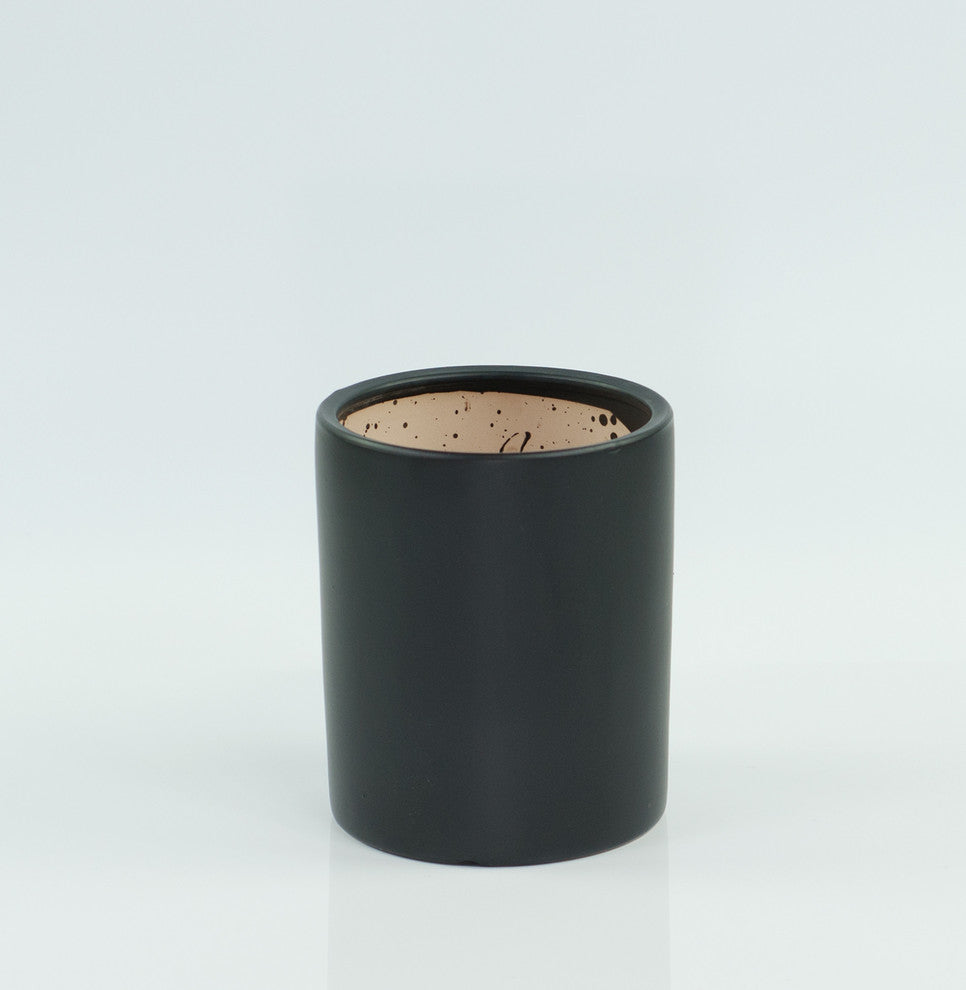 Ceramic Pot Small 6'' Black