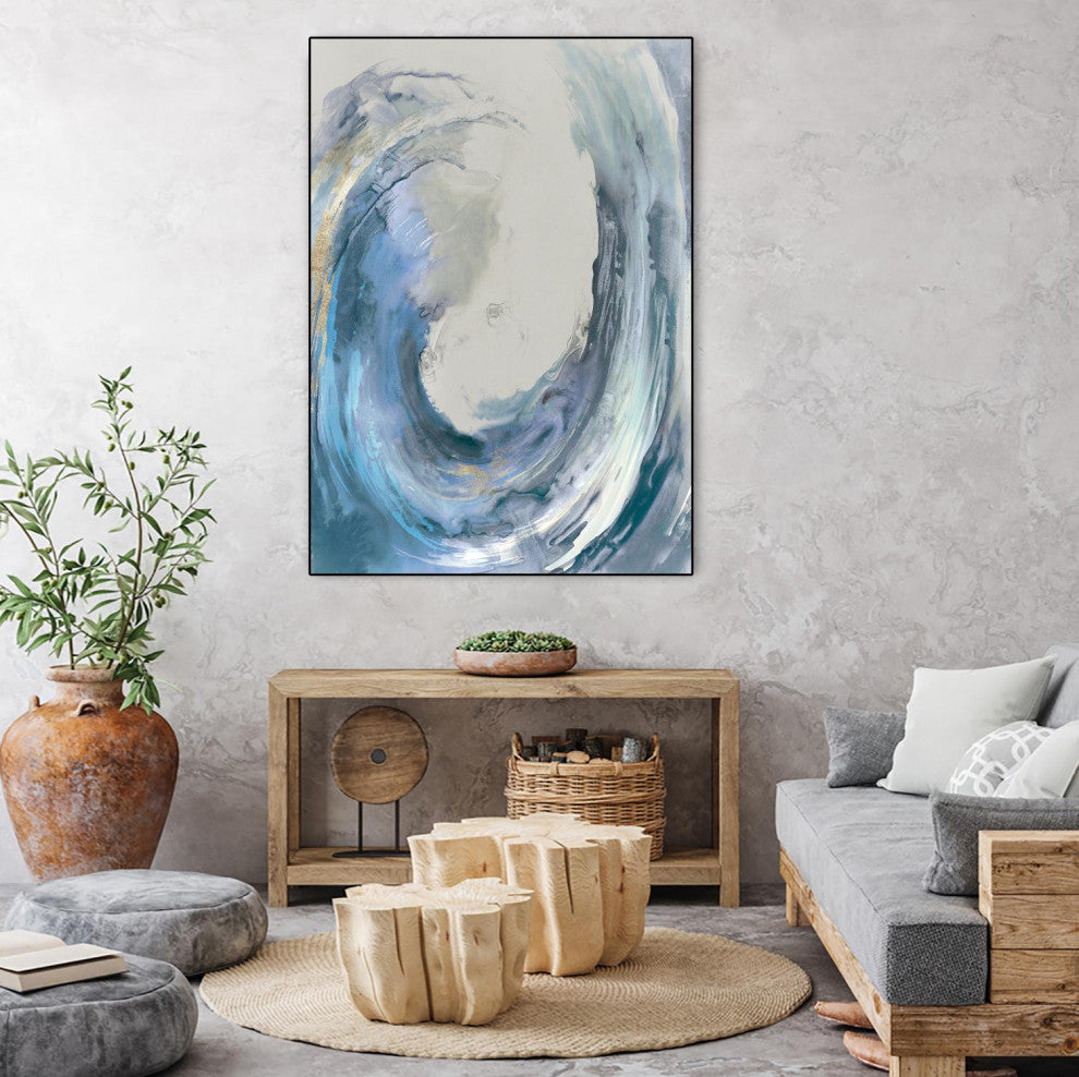 "Water Collar" Framed Canvas by Giant Art 30"x40"