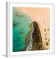 "Seaweed Trails" Framed Print by Karolis Janulis