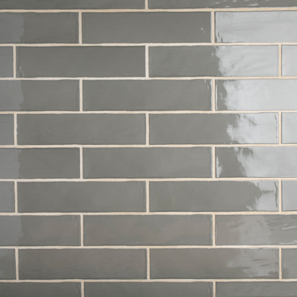 Chester Ceramic Wall Tile, Grey