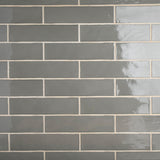 Chester Ceramic Wall Tile, Grey